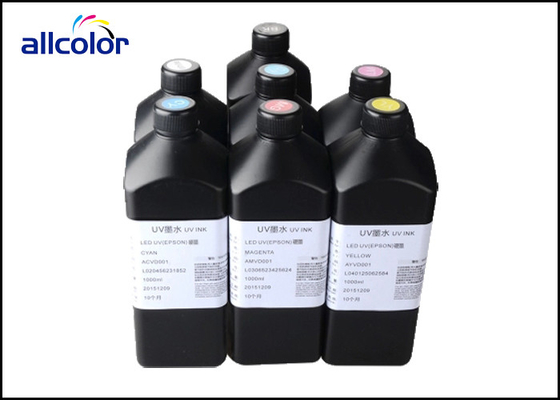 Mực in UV CMYK từ tính, Epson DX5 DX7 Đầu in UV Mực có thể chữa được