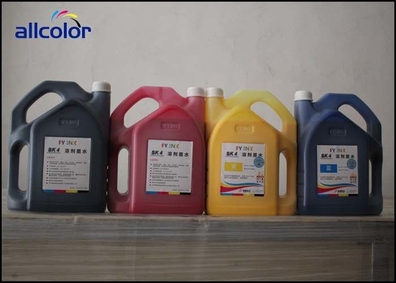 CMYK Color Seiko Dung môi Ink với hạt hiệu quả và phản ứng